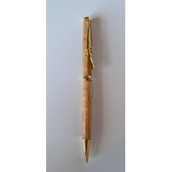 Stylo bille doré fusil...